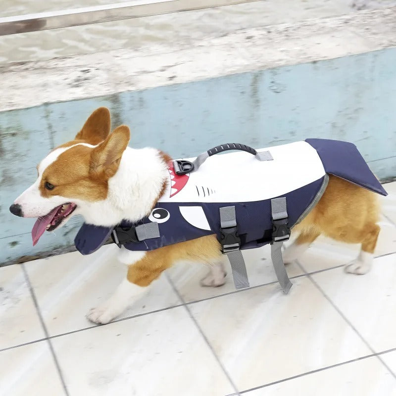 🔥 Shark Attack Dog Life Vest! Summer Swim Safety⚡Adjustable Safety Lock🐾S/M/L Size【TikTok's #1 Dog Swim Gear】 🔥 Shark Attack Dog Life Vest! Summer Swim Safety⚡Adjustable Safety Lock🐾S/M/L Size【TikTok's #1 Dog Swim Gear】